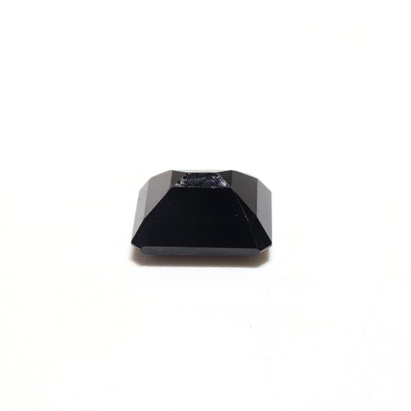 画像2: ルース ブラックスピネル エメラルドカット 約9×7mm ミャンマー産 ケース付き 成功 目標達成 魔除け 厄除け 潜在能力 天然石 品番:16233 (2)