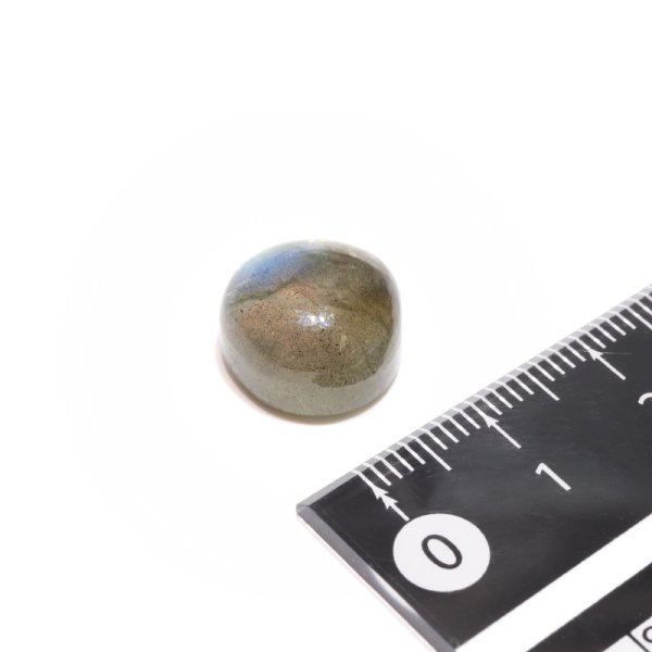 画像4: ルース ラブラドライト マロンカット 約13×13mm マダガスカル産 ケース付き 運気上昇 幸運 縁起 自由 夢 ヒーリング 天然石 品番:16243 (4)