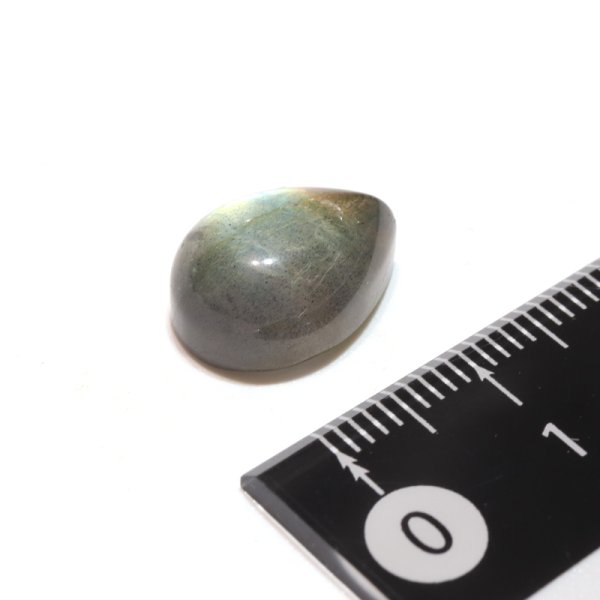 画像4: ルース ラブラドライト ドロップカット 約10×14mm マダガスカル産 ケース付き 運気上昇 幸運 縁起 自由 夢 ヒーリング 天然石 品番:16257 (4)
