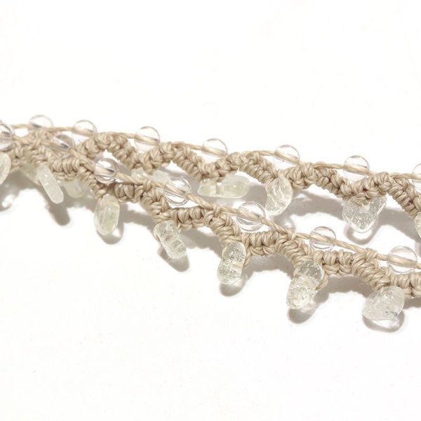 画像3: 【一点物】ネックレス リビアングラス エジプト産 原石 約33g 水晶 ポジティブ 直感力 ヒーリング パワーストーン 天然石 品番:16252 (3)