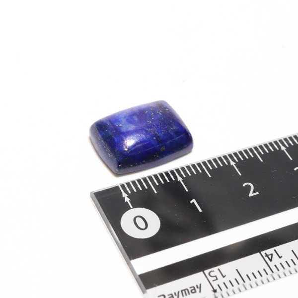 画像4: ルース ラピスラズリ 長方形 約12×16mm アフガニスタン産 ケース付き 邪気を払う 判断力 直感力を高める 天然石 ※ポイント対象外 品番:16273 (4)