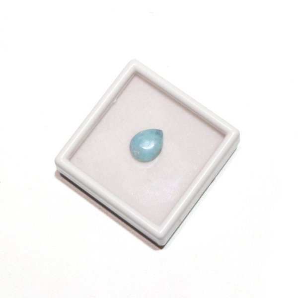 画像4: ルース ラリマー ドロップカット 約11×15mm ブラジル産 ケース付き 不安をやわらげる 浄化 天然石 品番:16292 (4)