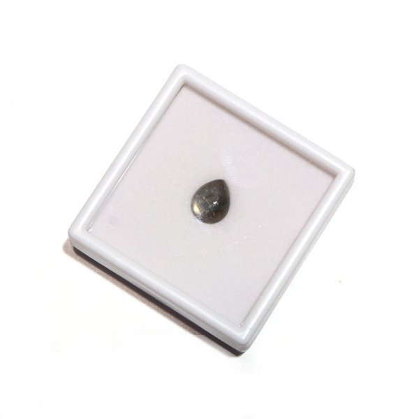 画像5: ルース ラブラドライト ドロップカット 約9×11mm マダガスカル産 ケース付き 運気上昇 幸運 縁起 自由 夢 ヒーリング 天然石 品番:16303 (5)