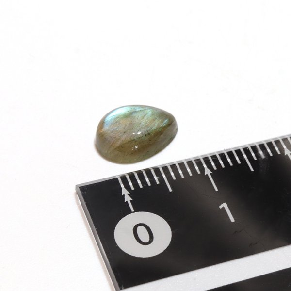 画像4: ルース ラブラドライト ドロップカット 約7×10mm マダガスカル産 ケース付き 運気上昇 幸運 縁起 自由 夢 ヒーリング 天然石 品番:16302 (4)