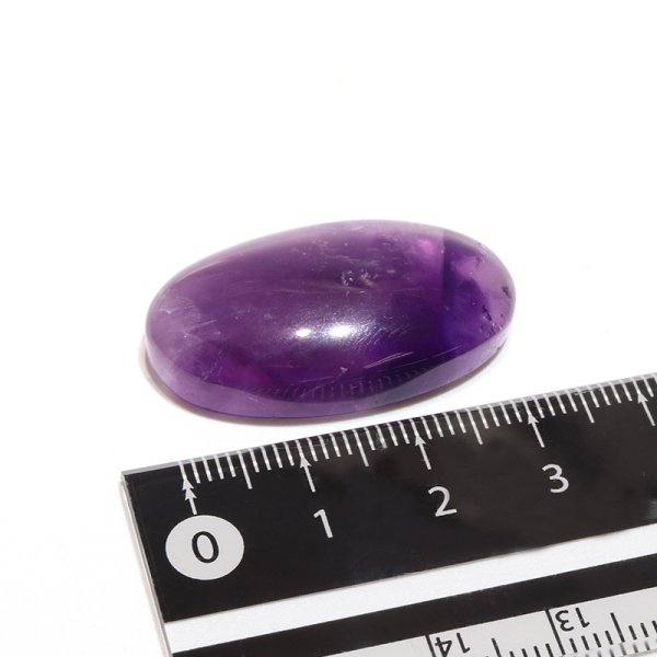 画像4: ルース　トラピッチェアメジスト　オーバルカット　約19×33mm　インド産　ケース付き　恋愛　癒し　調和　お守り　天然石　品番：16309 (4)