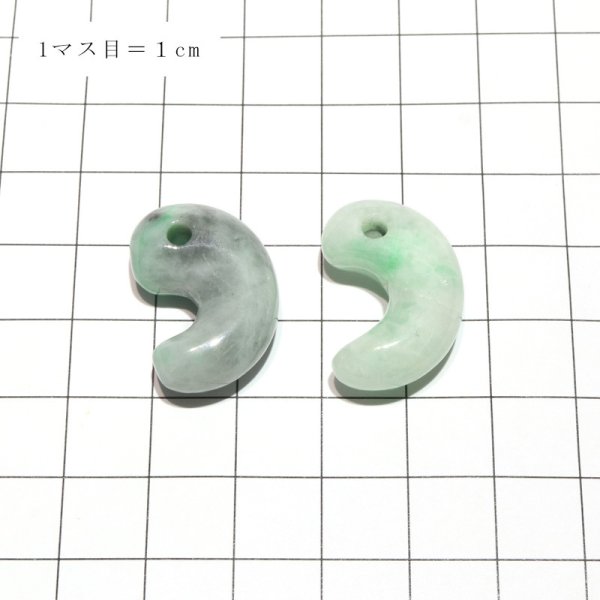 画像5: 【現品限り】【日本銘石】勾玉 糸魚川翡翠<新潟県> ブルー 約24mm 小滝産 桐箱入り 穴あき 日本製 国石 安定 平穏 慈悲 智恵 パワーストーン 天然石 品番:16318 (5)