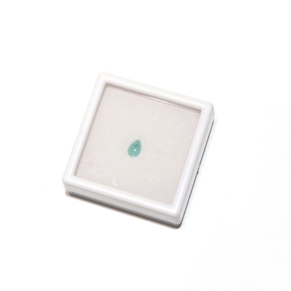 画像4: ルース ラリマー ドロップカット 約4×6mm ドミニカ産 ケース付き 不安をやわらげる 浄化 天然石 品番:16384 (4)