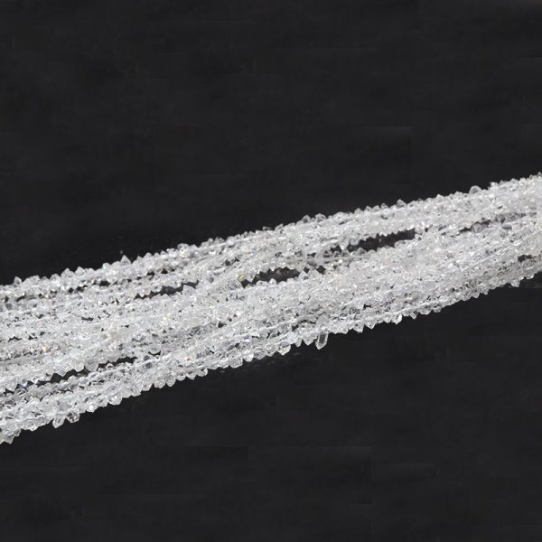 画像3: 連 ハーキマーダイヤモンド 不定形 約2.5〜3.2mm アメリカ産 光沢 夢 実現 ジュエリー パワーストーン 天然石 品番:16383 (3)