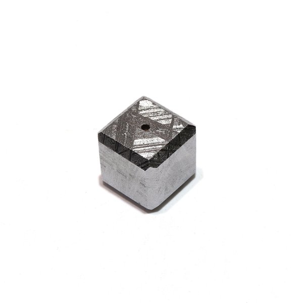 画像4: バラ石 ギベオン<ナミビア産> シルバー 正方形 約12mm 穴あき 一粒売り 宇宙のパワー 隕石 パワーストーン 天然石 品番:16555 (4)