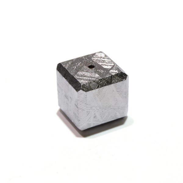 画像2: バラ石 ギベオン<ナミビア産> シルバー 正方形 約12mm 穴あき 一粒売り 宇宙のパワー 隕石 パワーストーン 天然石 品番:16555 (2)