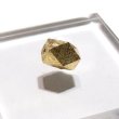 画像1: バラ石　ギベオン＜ナミビア産＞　ゴールド　カット　約7×10mm　穴あき　一粒売り　宇宙のパワー　隕石　パワーストーン　天然石　品番：16613 (1)