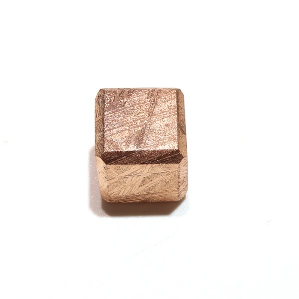 画像3: バラ石 ギベオン<ナミビア産> ピンクゴールド 正方形 約10mm 穴あき 一粒売り 宇宙のパワー 隕石 パワーストーン 天然石 品番:16625 (3)