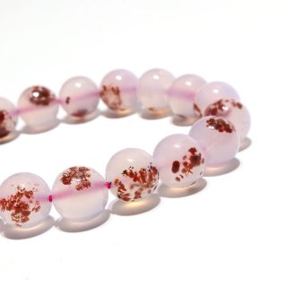 ブレス シナバー＜四川産＞ 丸 約12mm 賢者の石 不老不死 生命力 高貴