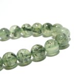 ブレス エピドートインプレナイト＜オーストラリア産＞ 丸 約11mm 浄化