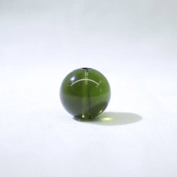 画像2: 【現品限り】バラ石 モルダバイト<チェコ産> 約11mm 約1.66g 証明書付き 才能 能力 魔除け 厄除け パワーストーン 天然石 ※社内在庫 品番:16760 (2)