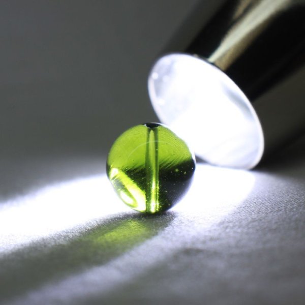 画像5: 【現品限り】バラ石 モルダバイト<チェコ産> 約11mm 約1.63g 証明書付き 才能 能力 魔除け 厄除け パワーストーン 天然石 ※社内在庫 品番:16759 (5)