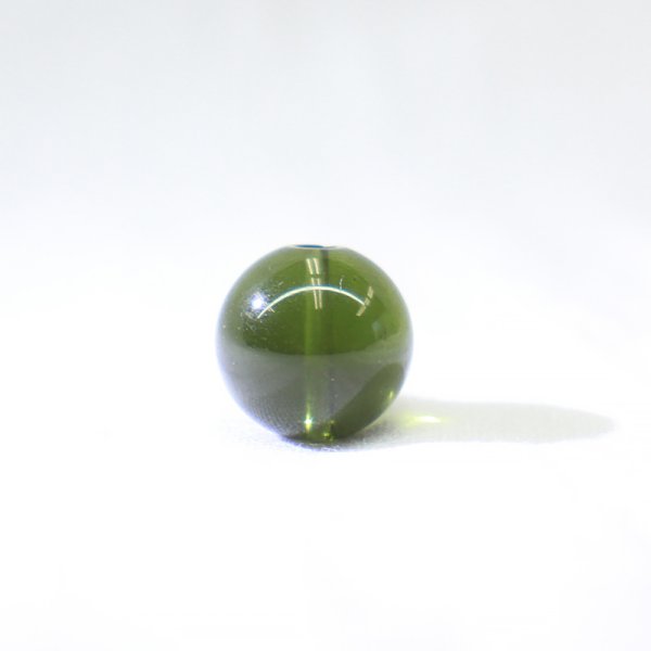 画像2: 【現品限り】バラ石 モルダバイト<チェコ産> 約11mm 約1.60g 証明書付き 才能 能力 魔除け 厄除け パワーストーン 天然石 ※社内在庫 品番:16758 (2)