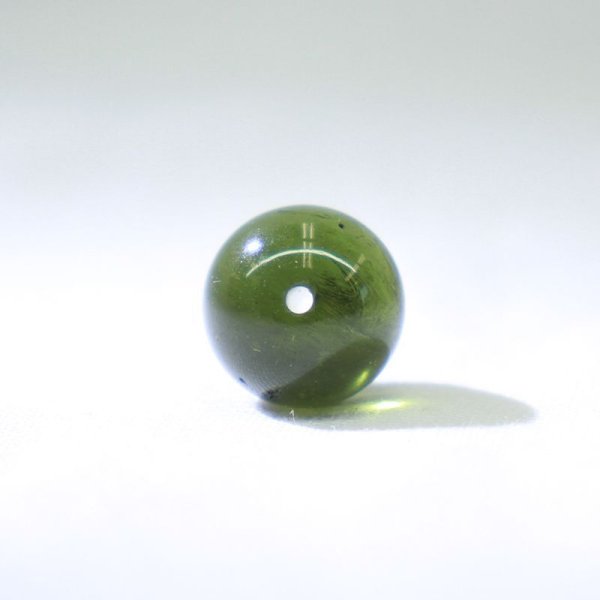 画像3: 【現品限り】バラ石 モルダバイト<チェコ産> 約11mm 約1.67g 証明書付き 才能 能力 魔除け 厄除け パワーストーン 天然石 ※社内在庫 品番:16773 (3)
