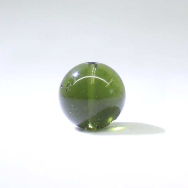 画像2: 【現品限り】バラ石 モルダバイト<チェコ産> 約11mm 約1.67g 証明書付き 才能 能力 魔除け 厄除け パワーストーン 天然石 ※社内在庫 品番:16773 (2)