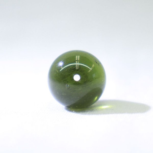 画像4: 【現品限り】バラ石 モルダバイト<チェコ産> 約11mm 約1.67g 証明書付き 才能 能力 魔除け 厄除け パワーストーン 天然石 ※社内在庫 品番:16773 (4)