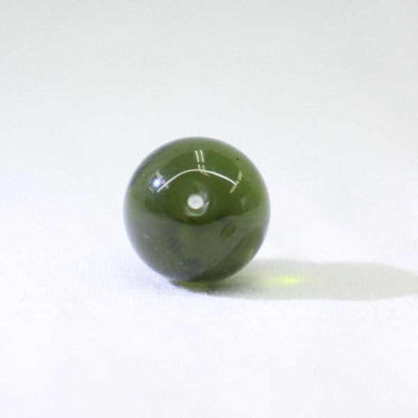 画像3: 【現品限り】バラ石 モルダバイト<チェコ産> 約11mm 約1.71g 証明書付き 才能 能力 魔除け 厄除け パワーストーン 天然石 ※社内在庫 品番:16774 (3)