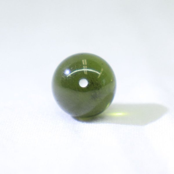 画像4: 【現品限り】バラ石 モルダバイト<チェコ産> 約11mm 約1.73g 証明書付き 才能 能力 魔除け 厄除け パワーストーン 天然石 ※社内在庫 品番:16787 (4)