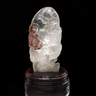 置物 九尾の狐 ガーデンクォーツ 風水 品番：1888518885｜アクセサリー