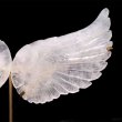 画像2: 【20%OFF価格】置物　水晶　天使の羽　ブラジル産　台付き　修繕済み　浄化　クォーツ　パワーストーン　天然石　品番：17096 (2)