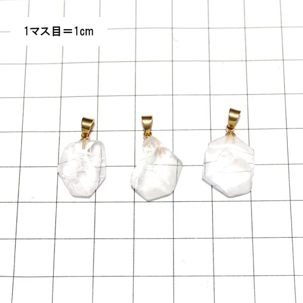 画像5: 【自社製アクセサリー10点以上でクーポン使用後30%OFF対象商品(クーポン番号:AC30)】ペンダントトップ モンドクォーツ 原石 タンザニア産 ステンレス ゴールド 循環 癒し 浄化 パワーストーン 天然石 品番:17191 (5)