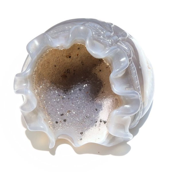 画像4: 置物　スマイルメノウ　宝袋　マダガスカル産　財運　金運　パワーストーン　天然石　品番：17241 (4)