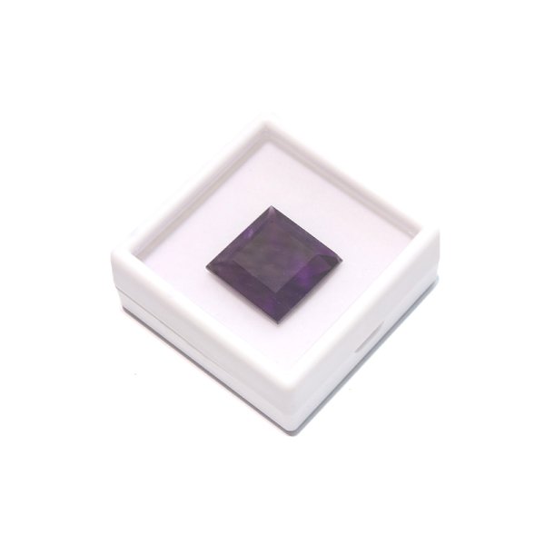 画像5: ルース ウルグアイアメジスト スクエアカット 約20mm 約31ct ウルグアイ産 ケース付き 2月誕生石 愛 守護石 癒し 浄化 パワーストーン 天然石 品番:17256 (5)