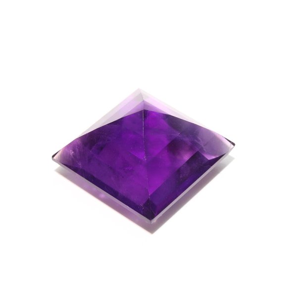 画像3: ルース ウルグアイアメジスト スクエアカット 約20mm 約31ct ウルグアイ産 ケース付き 2月誕生石 愛 守護石 癒し 浄化 パワーストーン 天然石 品番:17256 (3)