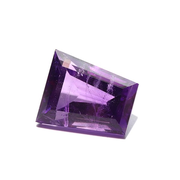 画像2: ルース ウルグアイアメジスト 変形 約17×20mm 約23ct ウルグアイ産 ケース付き 2月誕生石 愛 守護石 癒し 浄化 パワーストーン 天然石 品番:17255 (2)