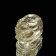 画像2: パーツ　リビアングラス　ヒキュウ　エジプト産　貫通穴　貔貅　ポジティブ　直感力　ヒーリング　パワーストーン　天然石　品番：17289 (2)