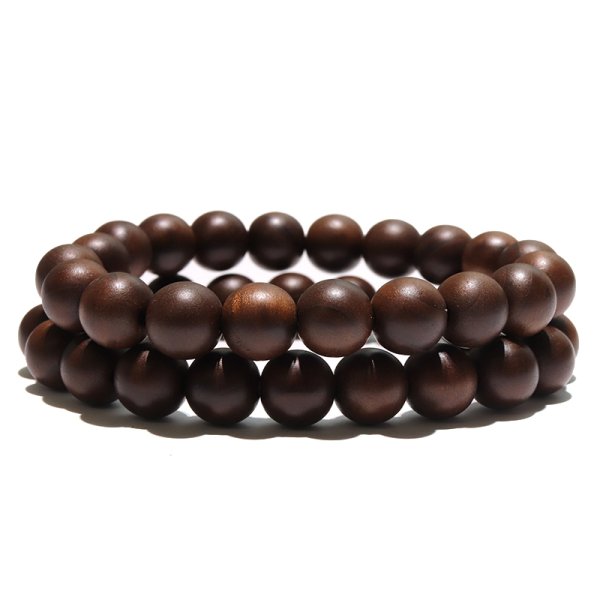 画像3: 【パワーズウッド】ブレス　神代桂＜日本＞　丸　約10mm　健康　神によって常に護られる　品番：17371 (3)