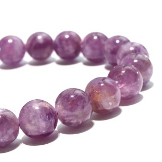 ブレス レピドライト＜ブラジル産＞ 丸 約11mm 不安解消 ストレス軽減