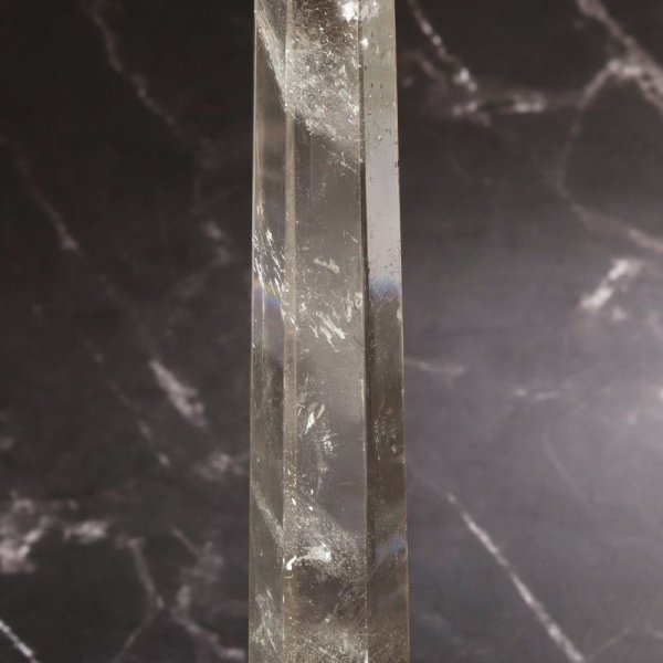 画像3: 置物 水晶 六角柱 ブラジル産 台付き 浄化 クォーツ パワーストーン 天然石  品番:17450 (3)
