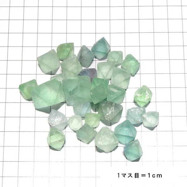 画像5: 原石 グリーンフローライト 八面体 約100g 中国産 風水 開運 幸福 幸運 金運 運気上昇 パワーストーン 天然石 品番:17500 (5)