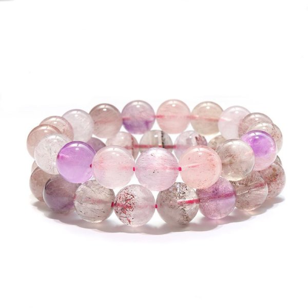 画像3: ブレス　スーパーセブン＜ブラジル産＞　丸　約12mm　能力開花　総合運　愛　調和　開運　浄化　パワーストーン　天然石　品番：17518 (3)