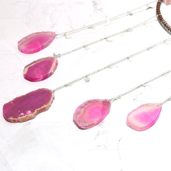 画像3: 壁掛け　ドリームキャッチャー　ストロベリークォーツ　魔除け　お守り　浄化　幸運　希望　パワーストーン　天然石　品番：17547 (3)