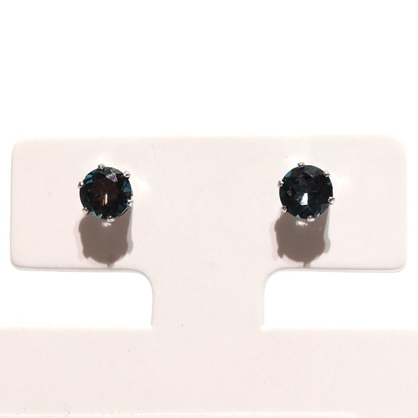 画像4: ピアス　ロンドンブルートパーズ　約4mm　突き刺し型　ステンレス　シルバー　日本製　仕事運　成長　ヒーリング　パワーストーン　天然石　品番：17613 (4)