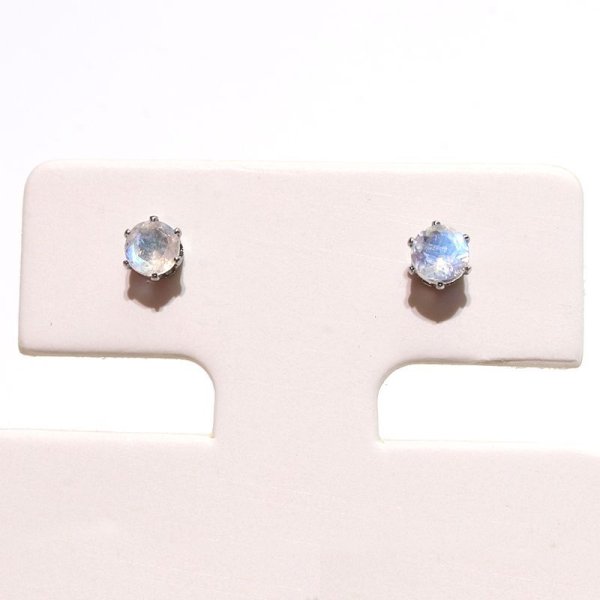 画像4: 誕生石ピアス ムーンストーン 約3mm 突き刺し型 ステンレス シルバー 日本製 6月誕生石 人間の情緒 社交性 喜び パワーストーン 天然石 品番:17636 (4)