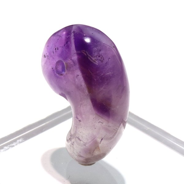 画像2: 古代勾玉　エレスチャル　約30mm　ブラジル産　浄化　癒しの力　クォーツ　パワーストーン　天然石　品番：17654 (2)