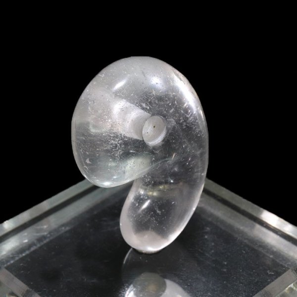 画像3: 勾玉 水晶 約30mm ブラジル産 4月誕生石 浄化 クォーツ パワーストーン 天然石 品番:17655 (3)