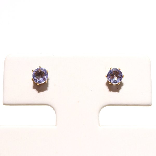 画像4: 誕生石ピアス タンザナイト 約3mm 突き刺し型 ステンレス ゴールド 日本製 12月誕生石 冷静さ 判断力 決断力 パワーストーン 天然石 ※ポイント対象外 品番:17675 (4)