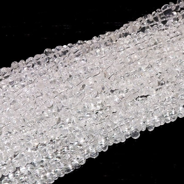 画像4: 連 水晶 ころころチップ AAランク 約4?7mm 浄化 クォーツ パワーストーン 天然石 品番:17679 (4)