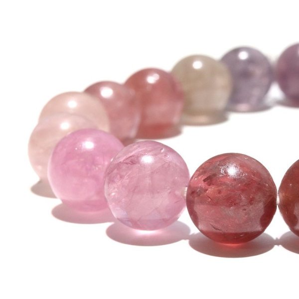 画像2: ブレス　マルチスピネル＜ミャンマー産＞　丸　約10mm　成功　目標達成　魔除け　厄除け　潜在能力　パワーストーン　天然石　品番：17708 (2)