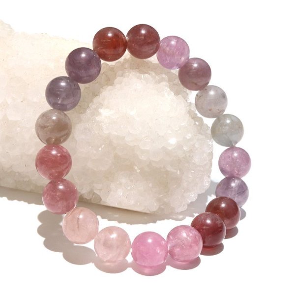 画像5: ブレス　マルチスピネル＜ミャンマー産＞　丸　約10mm　成功　目標達成　魔除け　厄除け　潜在能力　パワーストーン　天然石　品番：17708 (5)