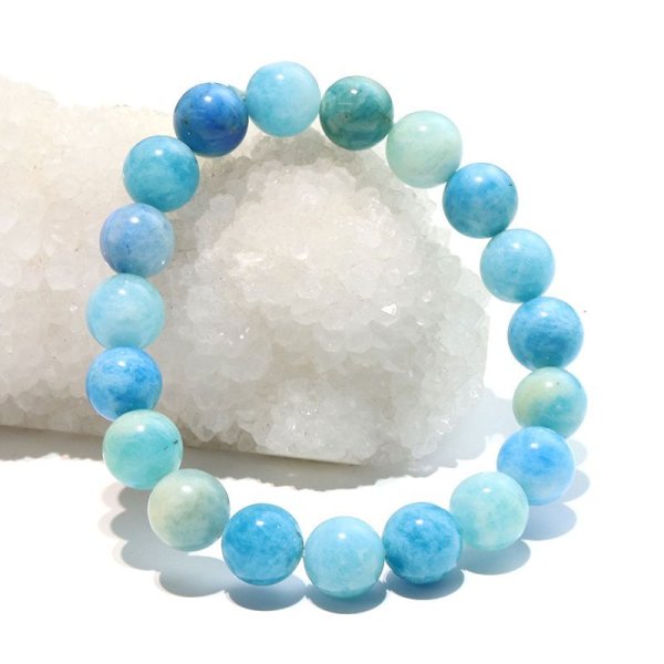 画像6: ブレス　アフガナイト＜アフガニスタン産＞　丸　約10.5mm　集中力　人間関係　高貴　パワーストーン　天然石　品番：17735 (6)