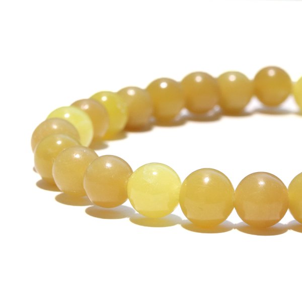 画像2: ブレス　ヒーラーライト＜アメリカ北西産＞　丸　約6mm　H&E社　証明書付き　ヒーリング　活性化　浄化　天然石　品番：17768 (2)